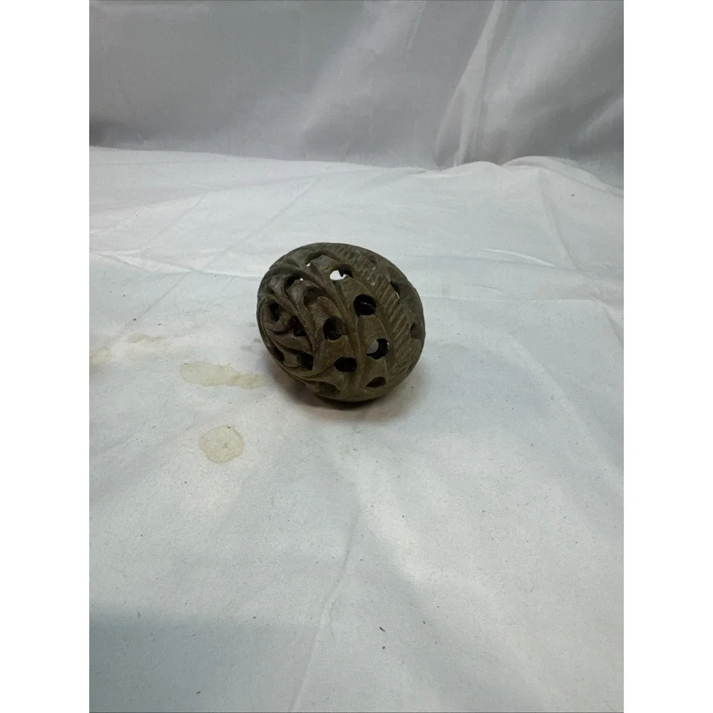 Egg Within An Egg Bird & Baby Bird Marble 4x3x3 inches Made in India